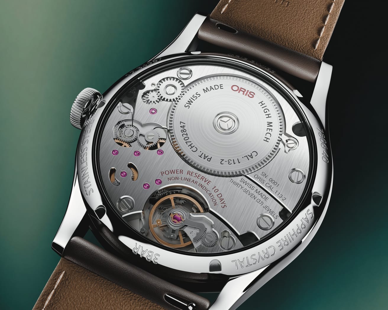 オリス(ORIS) NEW アートリエ キャリバー 113 43mm ホワイト 01 113